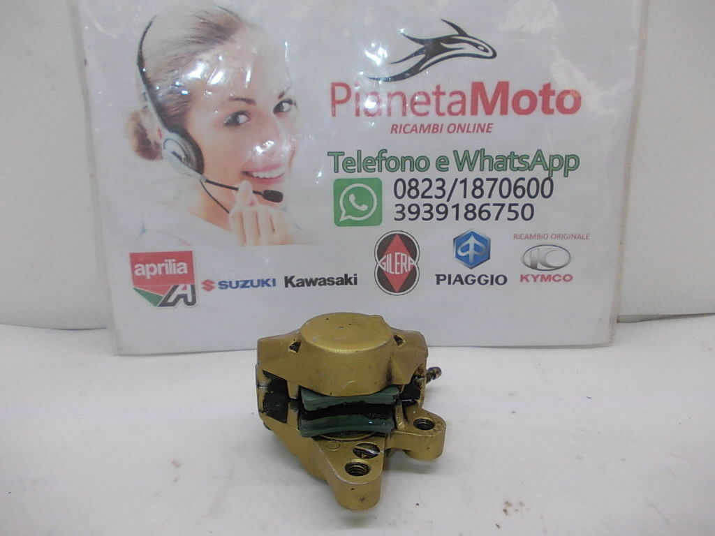Étrier De Frein Avant Pour Scooter Piaggio Zip 50 4T - Occasion, Fonctionnel, Mais Quelques Vis Manquantes